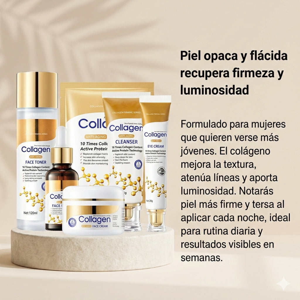Kit Colágeno Facial Juventud Restaurador Diario